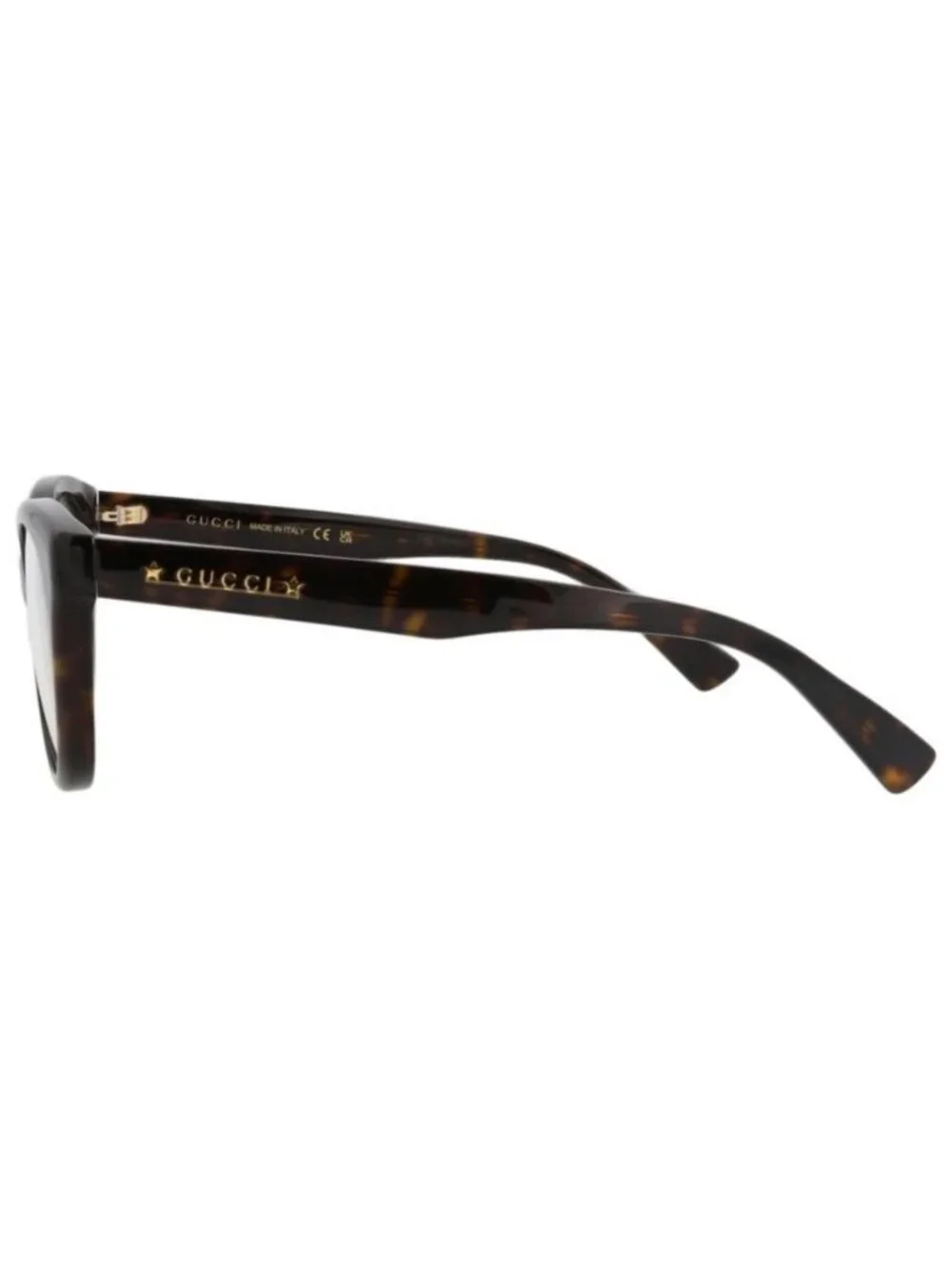 New Gucci Womens Cat Eye Havana Havana Transparent Fashion Designer Sunglasses
